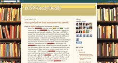 Desktop Screenshot of lcswstudybuddy.blogspot.com