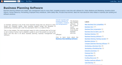 Desktop Screenshot of business-planning-software.blogspot.com