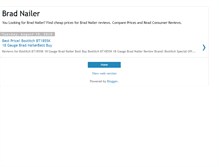 Tablet Screenshot of bradnailershop.blogspot.com