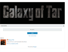 Tablet Screenshot of galaxyoftar.blogspot.com