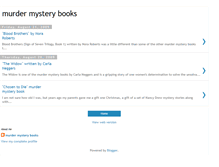 Tablet Screenshot of murdermysterybooks.blogspot.com