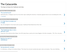 Tablet Screenshot of newcatacombs.blogspot.com