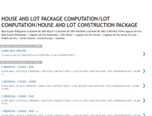 Tablet Screenshot of houseandlotpackagecomputation.blogspot.com