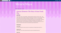 Desktop Screenshot of miraclemaya.blogspot.com