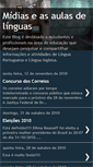Mobile Screenshot of linguasemidias.blogspot.com