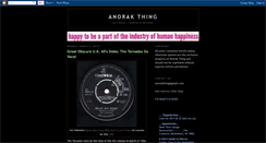 Desktop Screenshot of anorakthing.blogspot.com