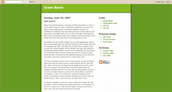 Desktop Screenshot of greenbaron.blogspot.com