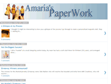 Tablet Screenshot of amariasreviewsandgiveaways.blogspot.com