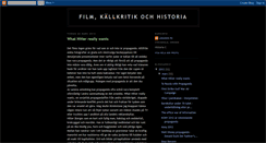 Desktop Screenshot of filmochhistoria.blogspot.com