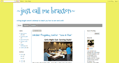 Desktop Screenshot of call-me-braxton.blogspot.com