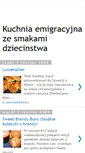 Mobile Screenshot of dziecinstwoiemigracja.blogspot.com