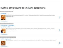 Tablet Screenshot of dziecinstwoiemigracja.blogspot.com