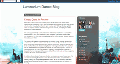 Desktop Screenshot of luminariumdance.blogspot.com