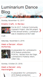 Mobile Screenshot of luminariumdance.blogspot.com