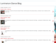 Tablet Screenshot of luminariumdance.blogspot.com