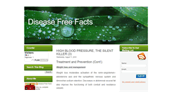 Desktop Screenshot of diseasefreefacts.blogspot.com