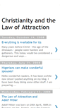 Mobile Screenshot of law-of-attraction-for-christians.blogspot.com