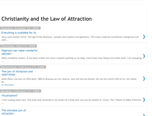 Tablet Screenshot of law-of-attraction-for-christians.blogspot.com