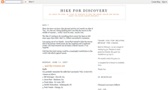 Desktop Screenshot of discoveryhike.blogspot.com