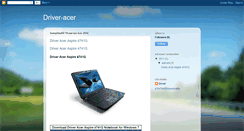 Desktop Screenshot of mydriver-acer.blogspot.com