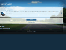 Tablet Screenshot of mydriver-acer.blogspot.com