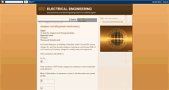 Desktop Screenshot of electricaledu.blogspot.com