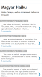 Mobile Screenshot of magyar-haiku.blogspot.com