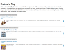 Tablet Screenshot of booksiesblog.blogspot.com