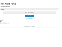 Tablet Screenshot of hitsmusicnews.blogspot.com