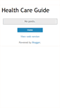 Mobile Screenshot of healthcareguidebd.blogspot.com