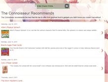 Tablet Screenshot of connoisseurrecommends.blogspot.com