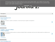 Tablet Screenshot of joanka-z.blogspot.com