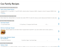 Tablet Screenshot of coxrecipe.blogspot.com