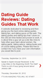 Mobile Screenshot of datingguidesthatwork.blogspot.com