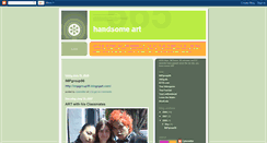 Desktop Screenshot of handsomeart.blogspot.com