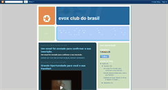 Desktop Screenshot of evoxclubdobrasil.blogspot.com