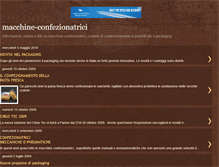 Tablet Screenshot of macchine-confezionatrici.blogspot.com