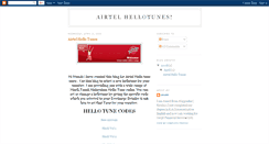 Desktop Screenshot of airtelhellotunesindia.blogspot.com