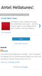Mobile Screenshot of airtelhellotunesindia.blogspot.com