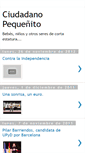 Mobile Screenshot of ciudadanopequenito.blogspot.com