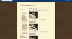 Desktop Screenshot of ie-shoppingonlineconverse.blogspot.com