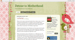 Desktop Screenshot of detourtomotherhood.blogspot.com
