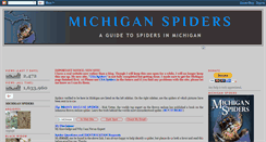 Desktop Screenshot of michiganspiders.blogspot.com