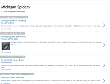 Tablet Screenshot of michiganspiders.blogspot.com