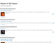 Tablet Screenshot of mouseinthesauce.blogspot.com