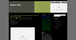 Desktop Screenshot of gregorianmedia.blogspot.com