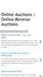 Mobile Screenshot of onlineauctionsguide.blogspot.com