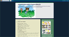 Desktop Screenshot of juegospopularesytradicionales.blogspot.com