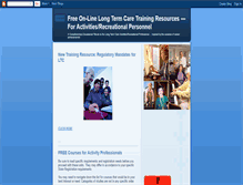 Tablet Screenshot of activities-training.blogspot.com