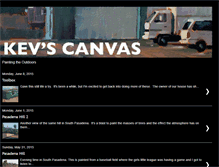 Tablet Screenshot of kevscanvas.blogspot.com